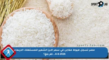 مصر تسجل هبوط مفاجئ في سعر الأرز الشعير للمستهلك الأربعاء 6-8-2026.. كم بلغ؟